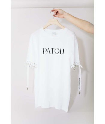 Patou Upcycling オーガニックコットン パトゥロゴTシャツ pas cheres