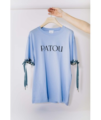 Patou Upcycling オーガニックコットン パトゥロゴTシャツ Fin de série