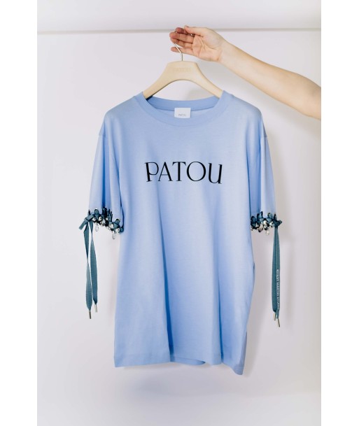 Patou Upcycling オーガニックコットン パトゥロゴTシャツ Fin de série