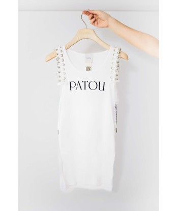 Patou Upcycling パトゥ オーガニックコットン タンクトップ acheter en ligne