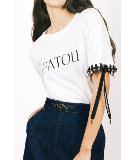 Patou Upcycling オーガニックコットン パトゥロゴTシャツ Dans la société mordern