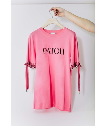 Patou Upcycling オーガニックコットン パトゥロゴTシャツ les ctes