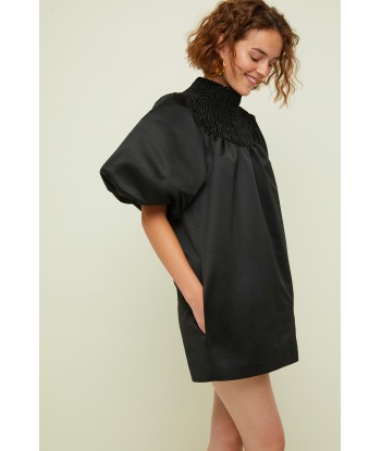 Smock collar satin mini dress Amélioration de cerveau avec