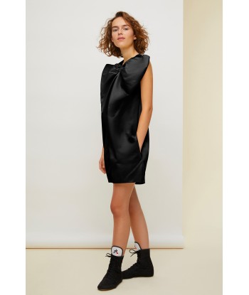 Oversized bow satin mini dress les ligaments