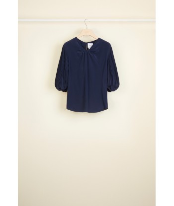 Cut Bow Top - Navy Toutes les collections ici