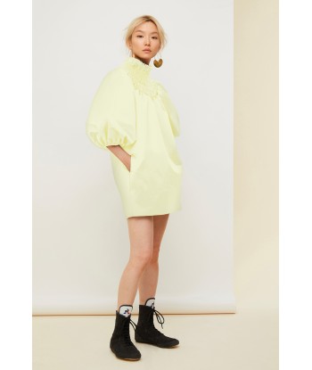 Smock collar satin mini dress suggérées chez