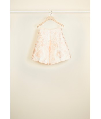 High-waisted silk brocade shorts Profitez des Offres !