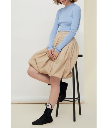 Cotton blend bubble skirt la livraison gratuite