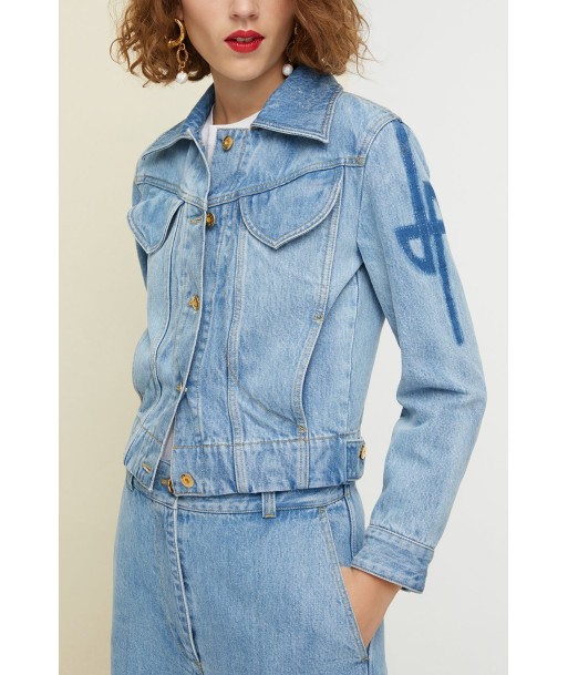 Organic denim jacket chez Cornerstreet bien 