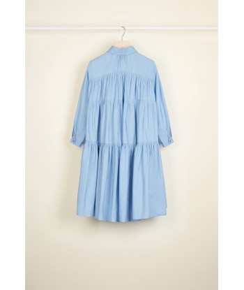 Tiered faille shirt dress 50-70% off 