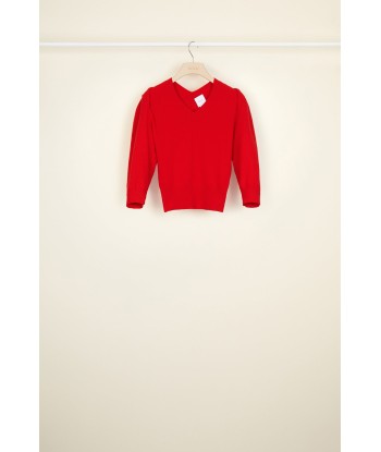 Twist collar wool jumper Faites des économies