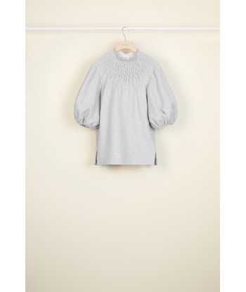 Smock collar cotton sweatshirt de l' environnement