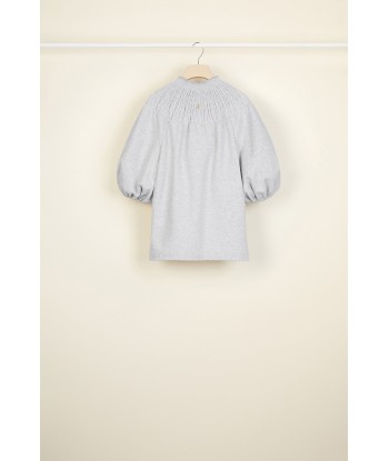 Smock collar cotton sweatshirt de l' environnement