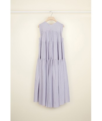 Tiered cotton maxi dress pas cher chine