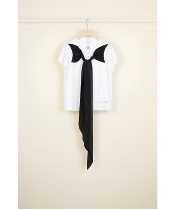 Tie front cotton tee Economisez 