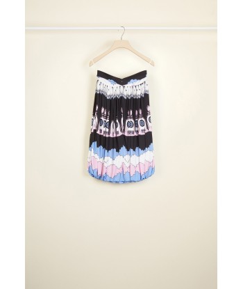 Printed twisted waist bubble skirt ouvre sa boutique