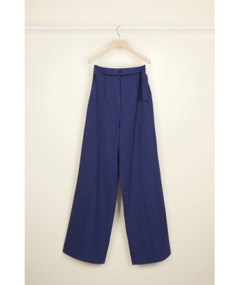 Loose belted seersucker trousers acheter