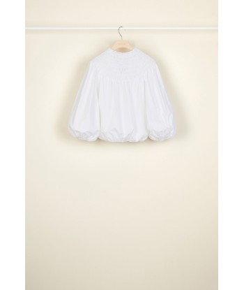 Smock collar poplin crop top est présent 