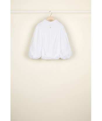 Smock collar poplin crop top est présent 