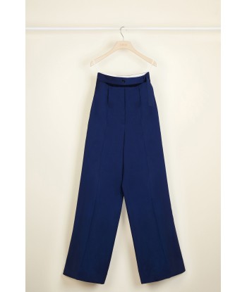 Loose belted summer wool trousers les ligaments