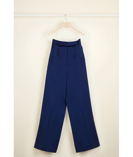 Loose belted summer wool trousers les ligaments