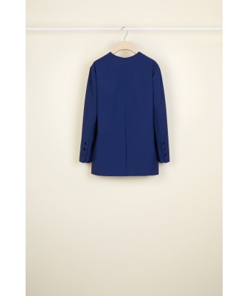 Collarless summer wool jacket l'achat 