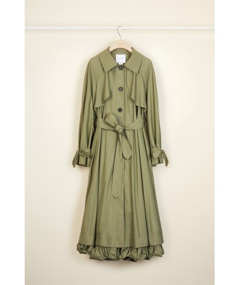 Cotton gabardine trench coat hantent personnes