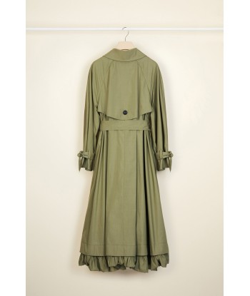 Cotton gabardine trench coat hantent personnes