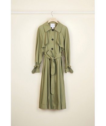 Cotton gabardine trench coat hantent personnes