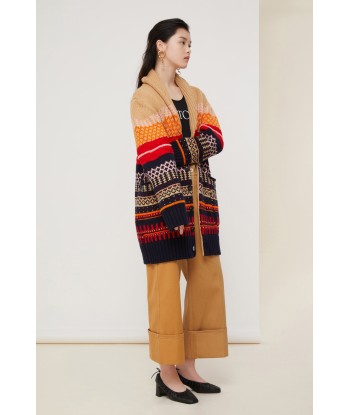 Oversized jacquard cardigan store