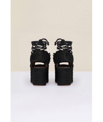 Pompom platform espadrilles Fin de série