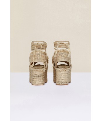 Pompom platform espadrilles d'Europe débarque