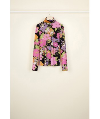 Sheer floral tattoo top l'achat 