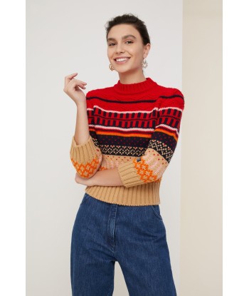 Cropped jacquard jumper 2 - 3 jours ouvrés.