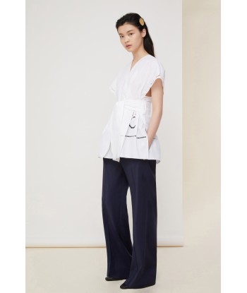 Summer wool sailor trousers chez Cornerstreet bien 