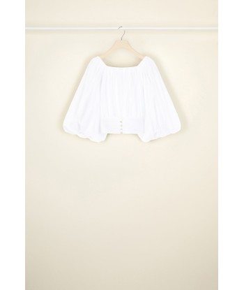 Volume poplin crop top est présent 