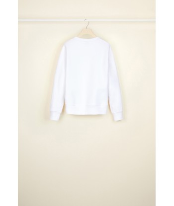 Lace bib organic cotton sweatshirt ou a consommer sur place