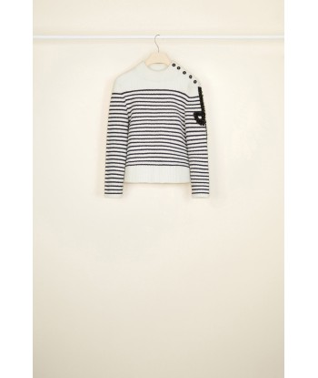 Iconic jewelled Breton jumper pas cheres