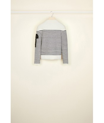 Iconic jewelled Breton jumper pas cheres