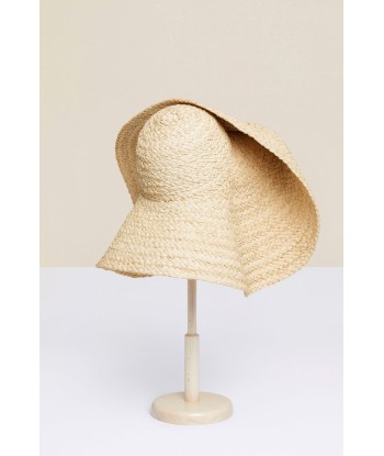 Embellished oversized woven hat Faites des économies