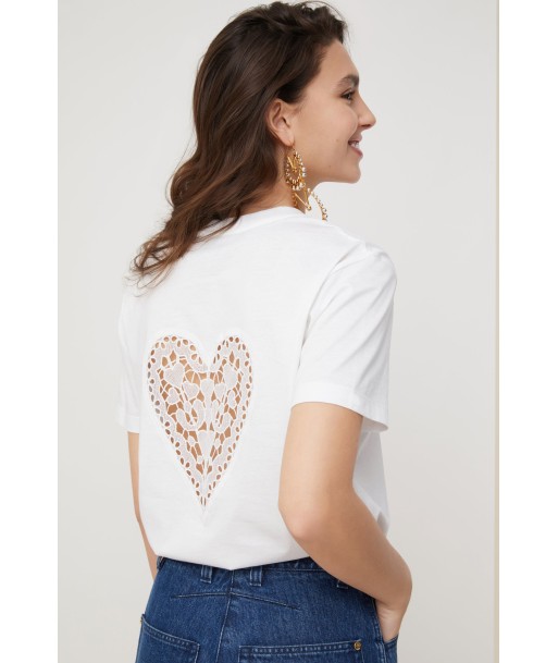 Heart cut-out organic cotton tee 2024