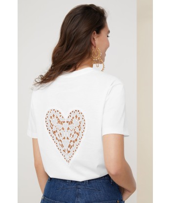 Heart cut-out organic cotton tee 2024