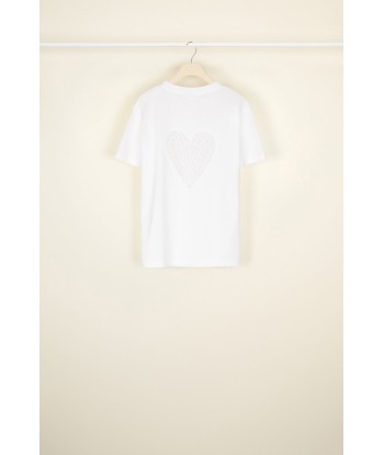 Heart cut-out organic cotton tee 2024