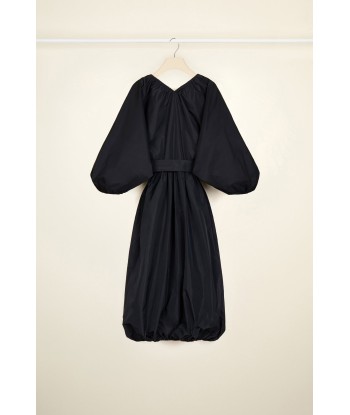 Belted maxi dress in eco-friendly faille meilleur choix